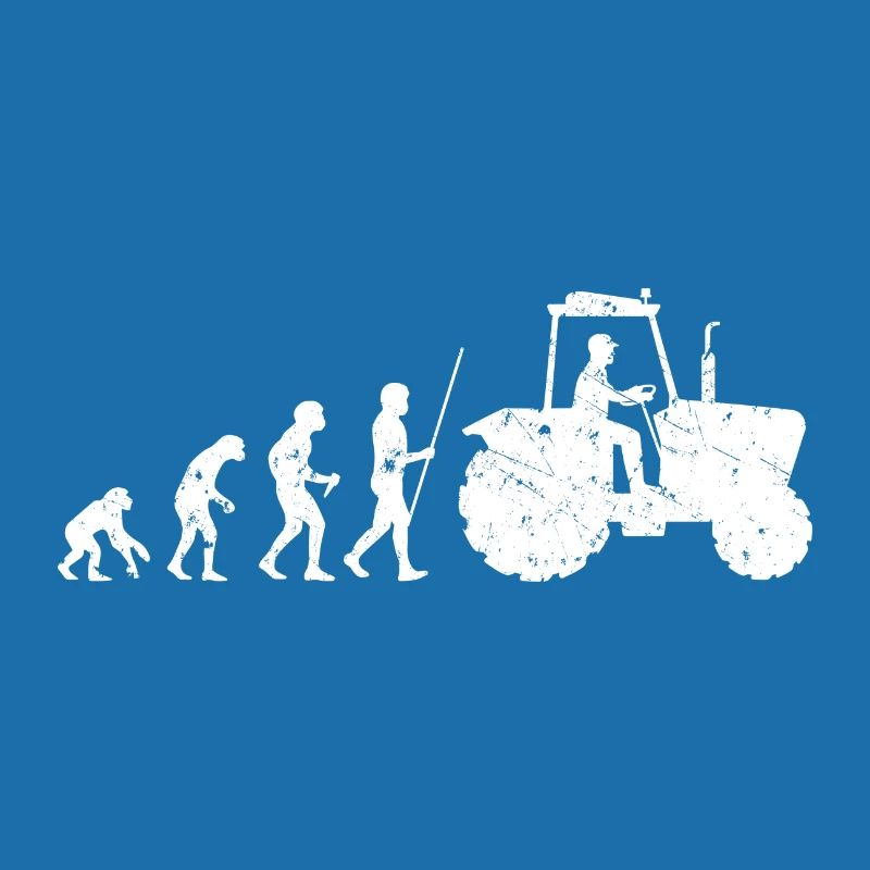 Traktor Evolution Bauer Landwirt Farmer Geschenk