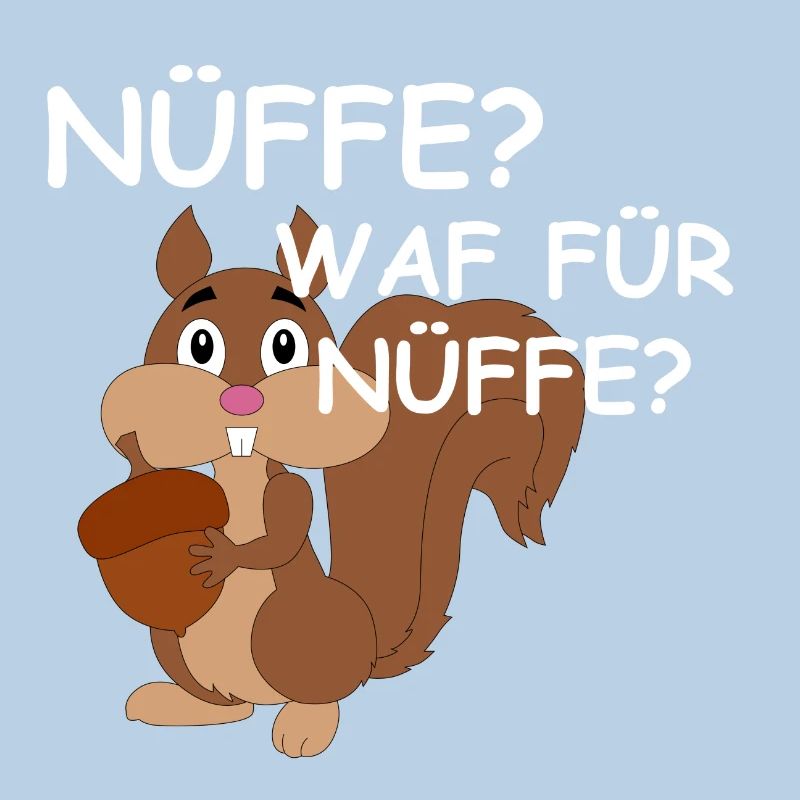 NÜFFE? Eichhörnchen Nüsse Geschenk Comic