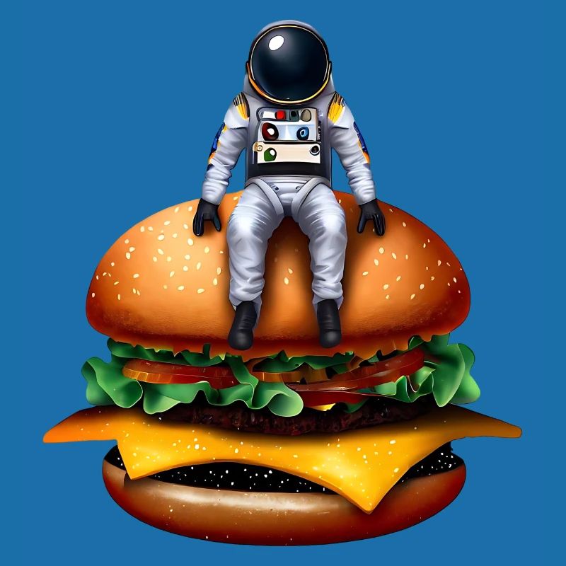 Astronaute spatial Cheeseburger