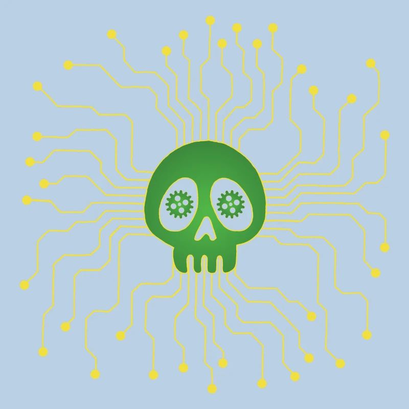 Microprocessor skull