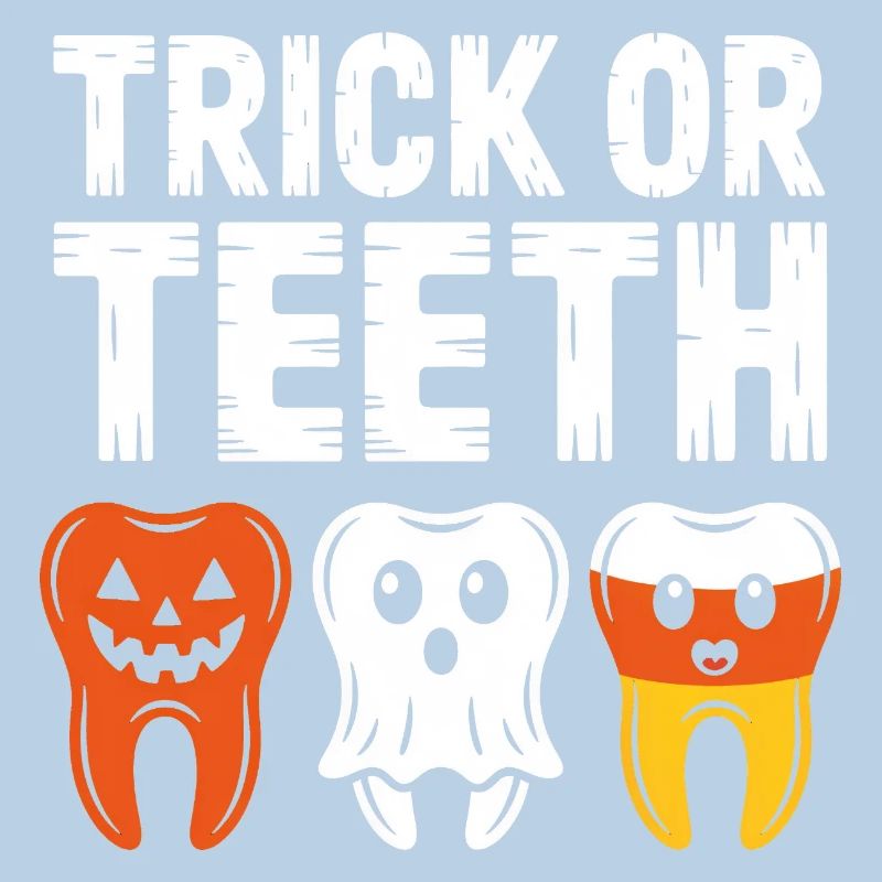 Trick oder Teeth Halloween-Trio