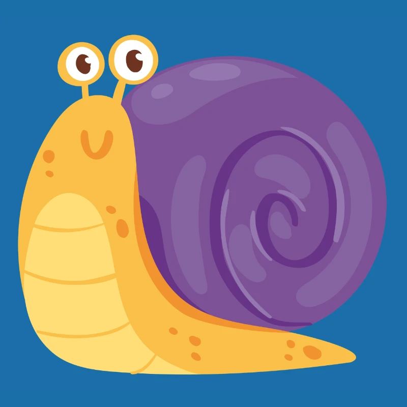 Friendly snail