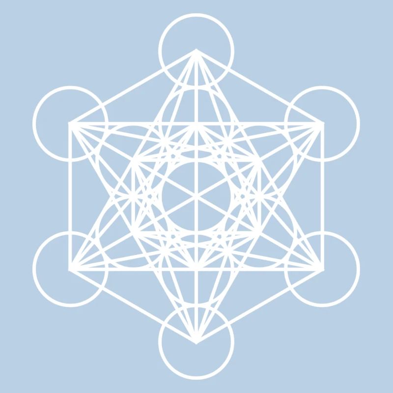 metatron cube white cube gift idea