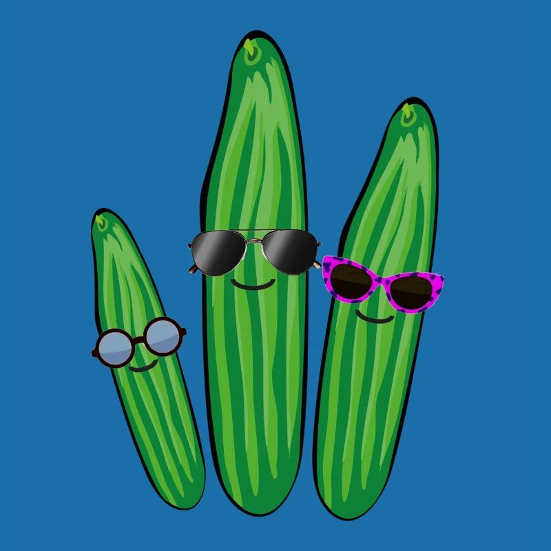 Trio de concombre,Concombre,Concombre,Concombre,Lunettes de soleil