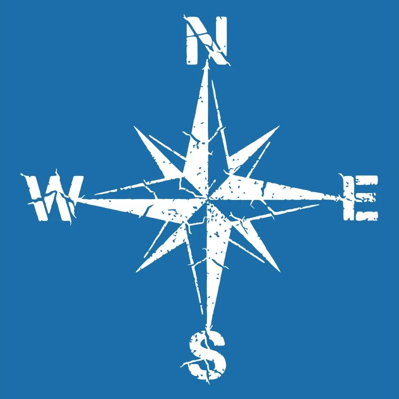 Compass Wind Rose Grunge Vintage Vector
