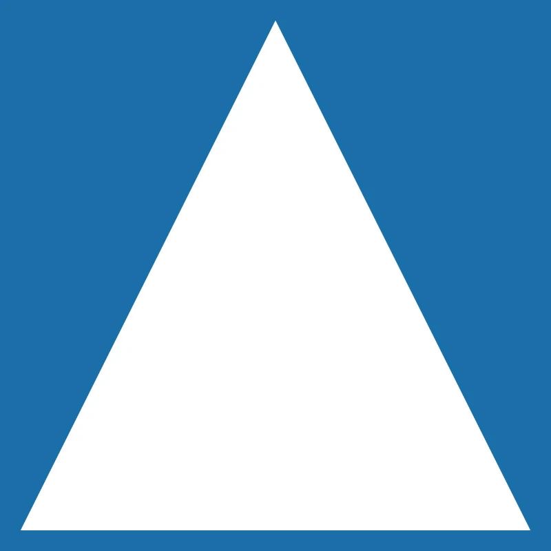 Triangle blanc