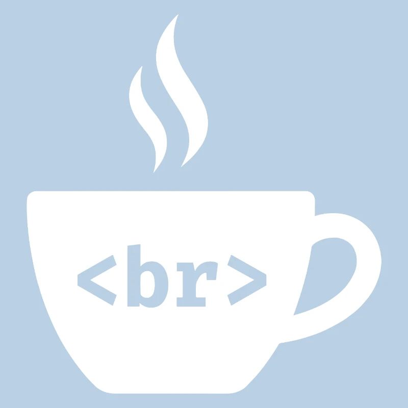 Coffee Break – Funny HTML Tag Design