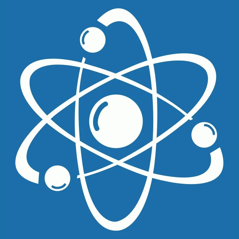 Atomic Model Line Art