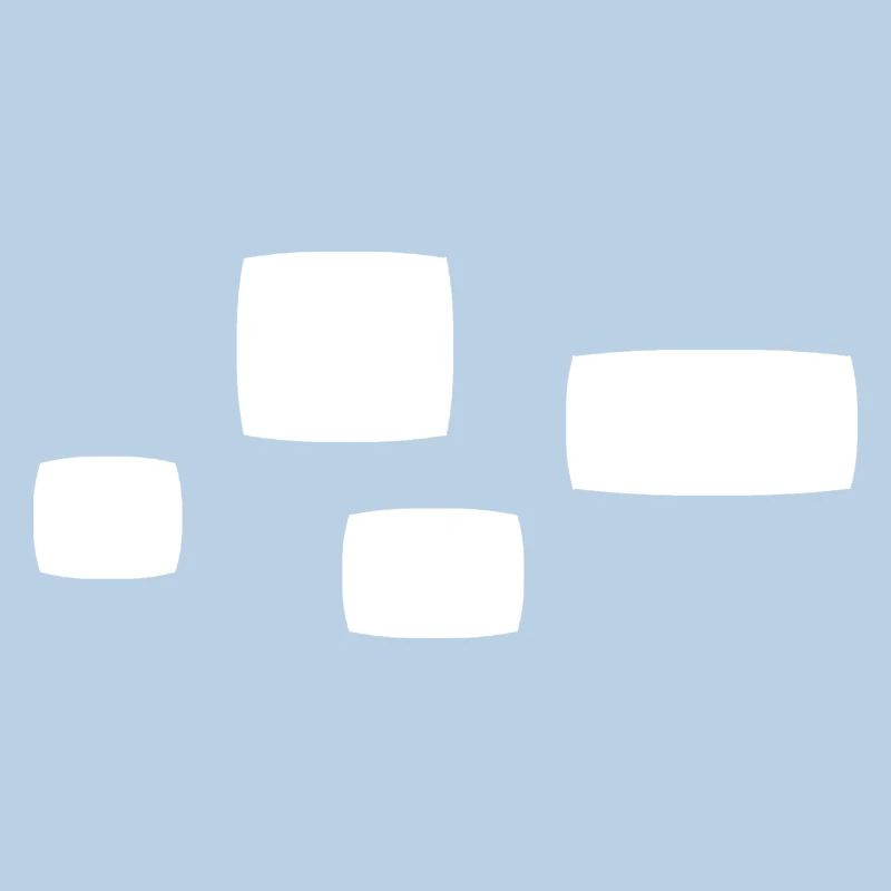 Four Squares Square Shape Symbol Pattern