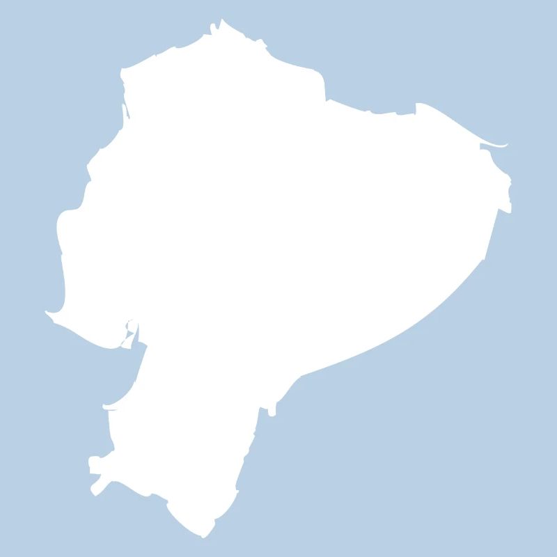 Ecuador map flag