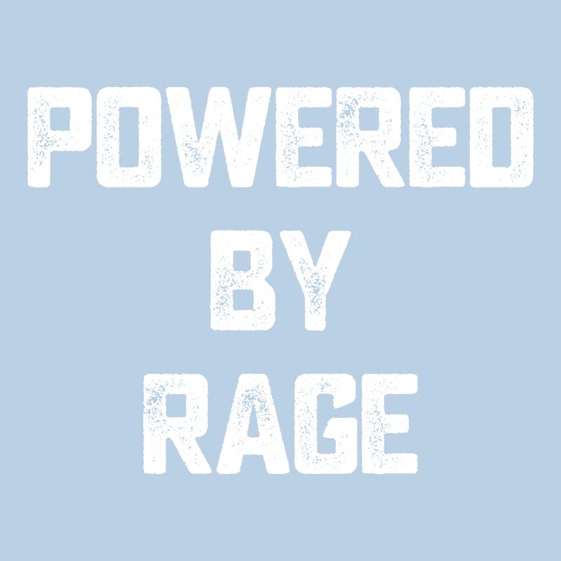 Powered by Rage Motivation Geschenk