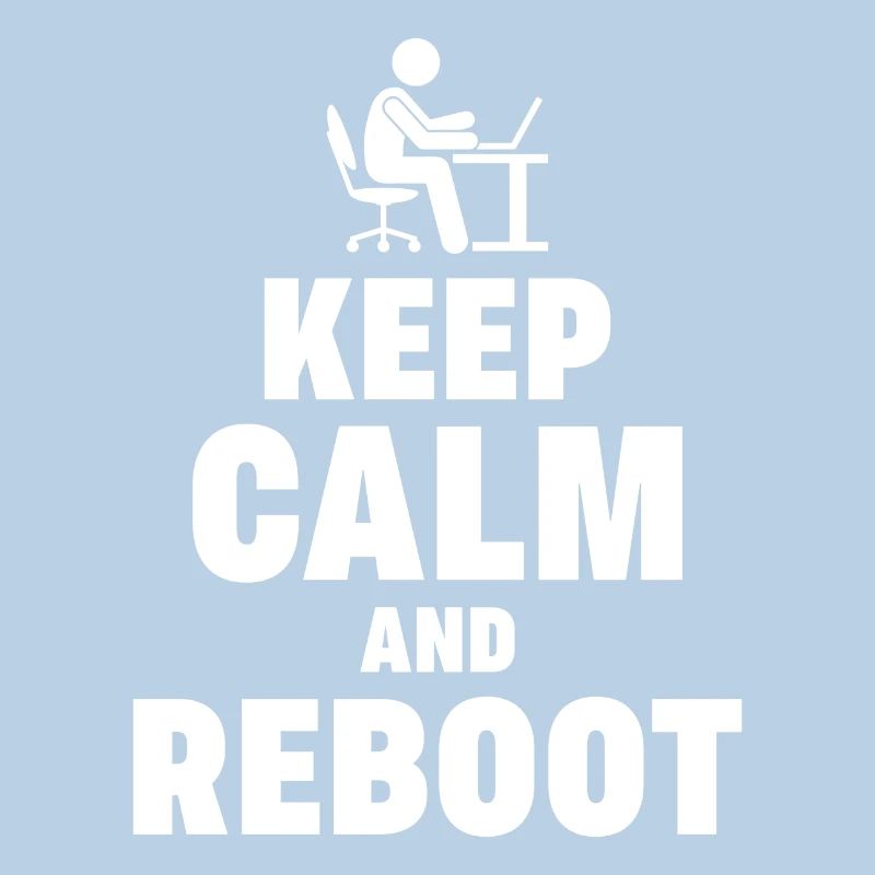 Keep Calm and Reboot Admin Sysadmin gift