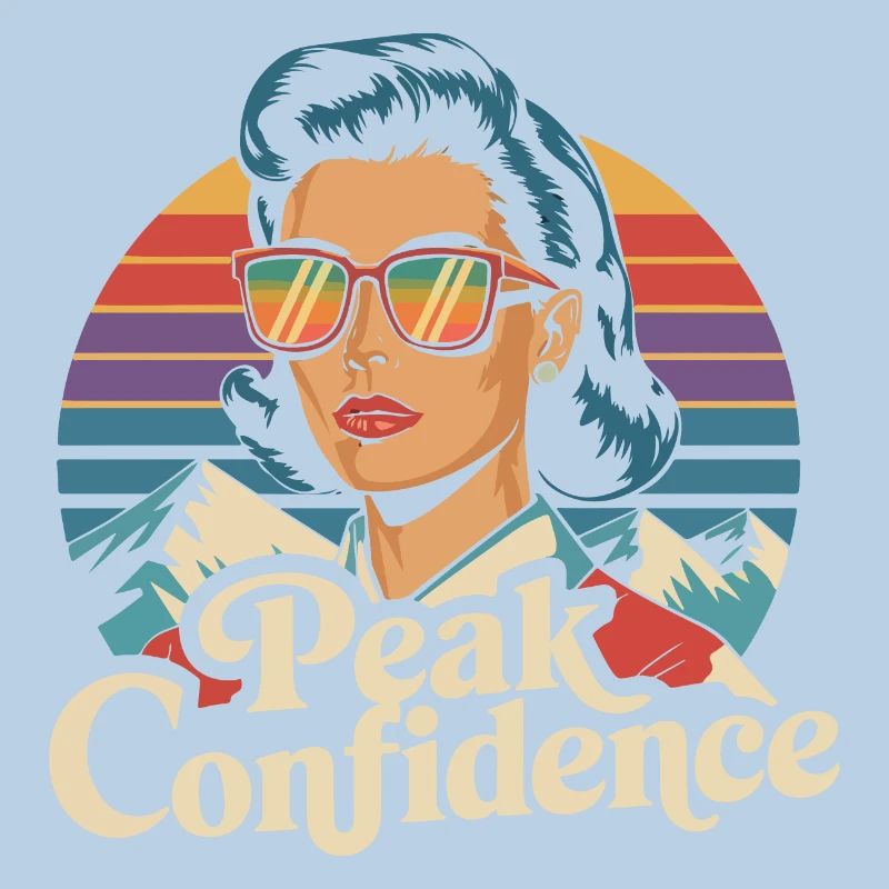 Peak Confidence - Retro Elegance