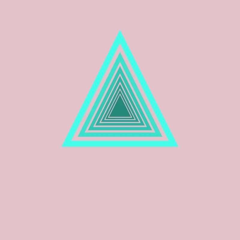 Triangles depth effect