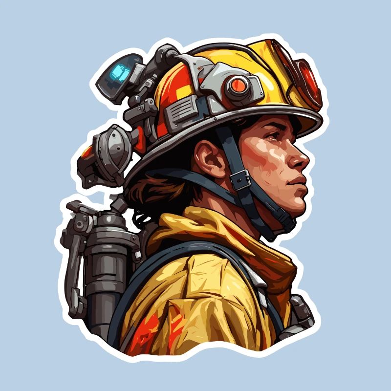 Firefighter / Fire / Fire / Extinguish / Heroine