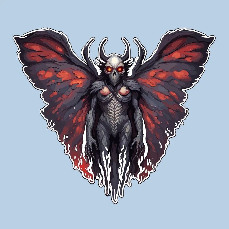 Mothman / Moth / Insect / Mythical Creature / Flutter