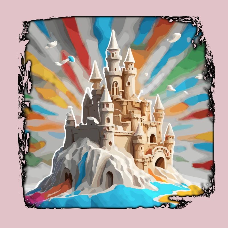 Château de sable / Construction / Jouer / Château / Vacances