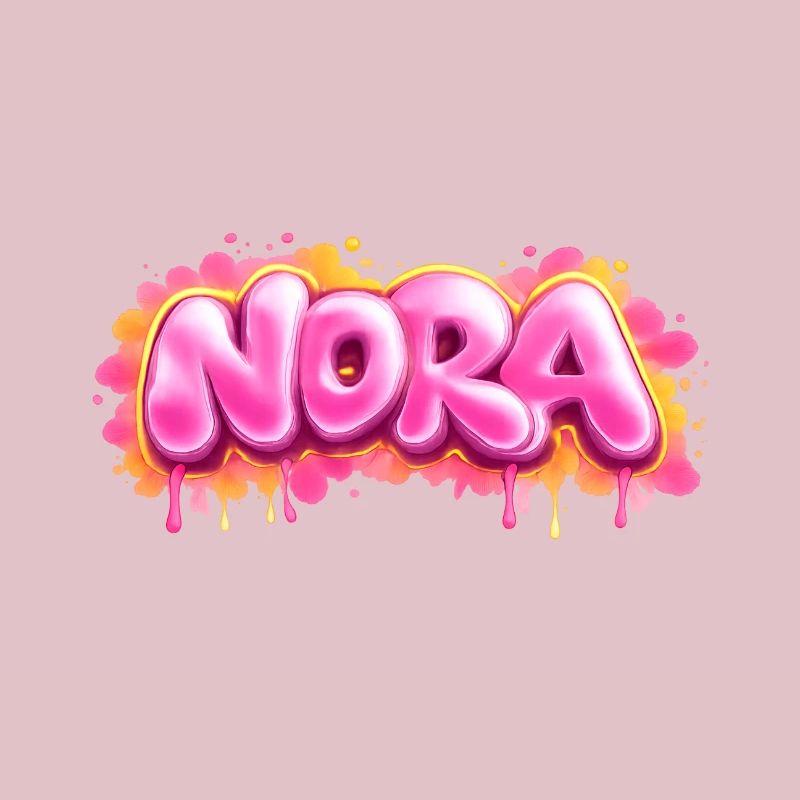 NORA GRAFFITI NAME FOR PERFECT GIFT PRINTABLE on c