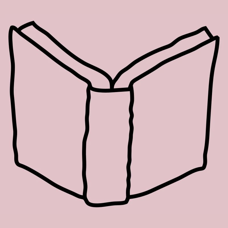 Comic open novel book