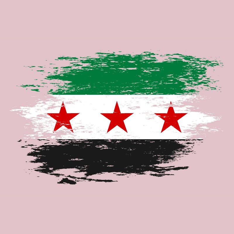 Drapeau syrien utilisé
