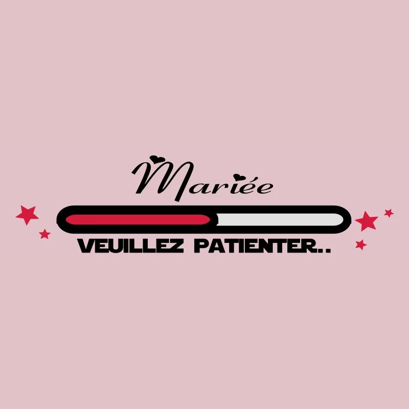 mariée veuillez patienter,citations,message