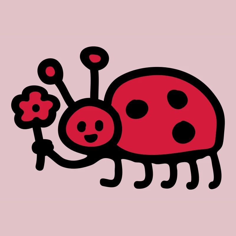 Ladybug - Flower