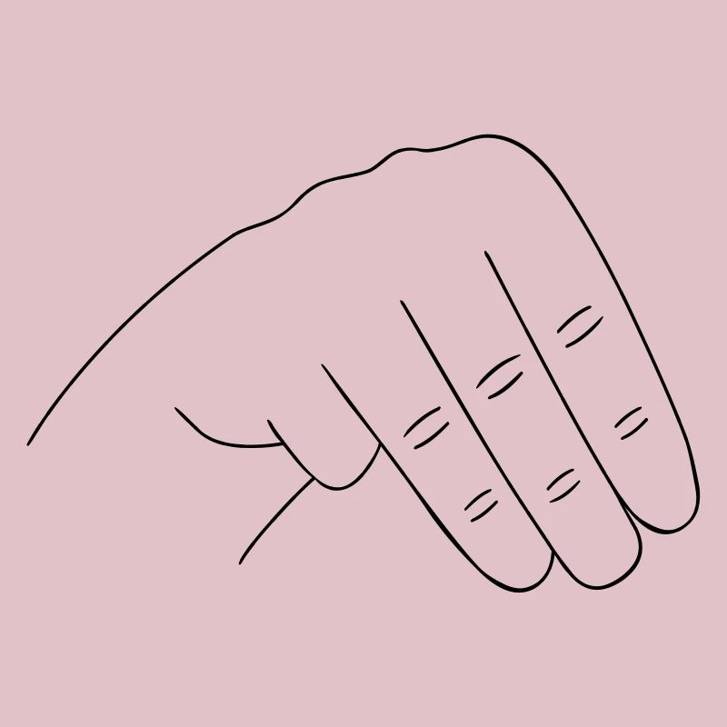 Signe à la main
