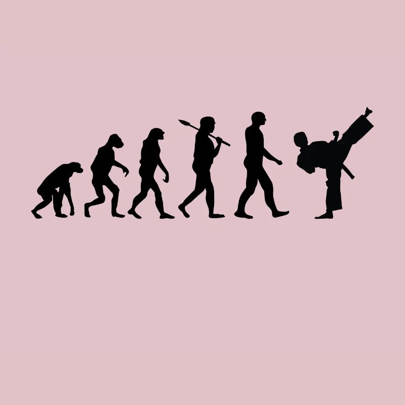Karate T-Shirt · Evolution · Kampfkunst · Sport