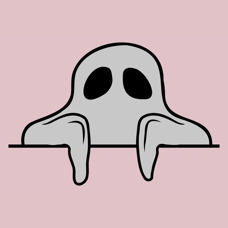 Ghost Behind Wall Comic