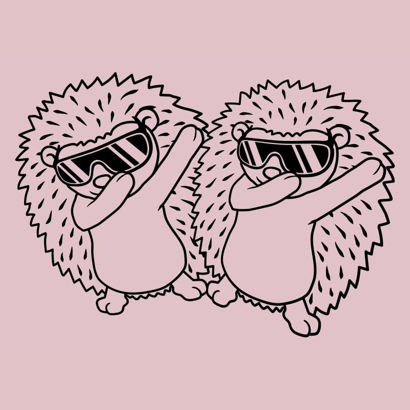 Team 2 dabbing Hedgehogs