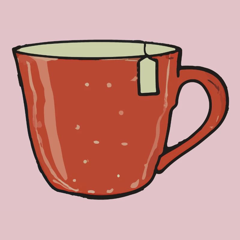 Tee Tasse Teetrinker Geschenkidee