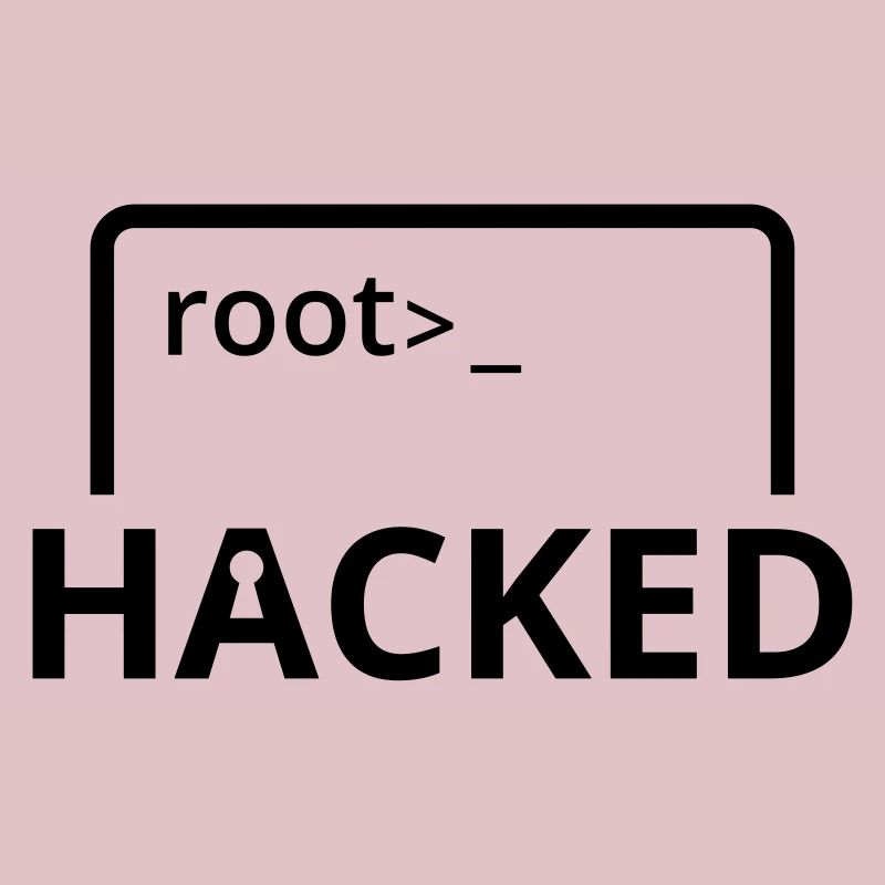 Hacked Hacker programmeur informatique