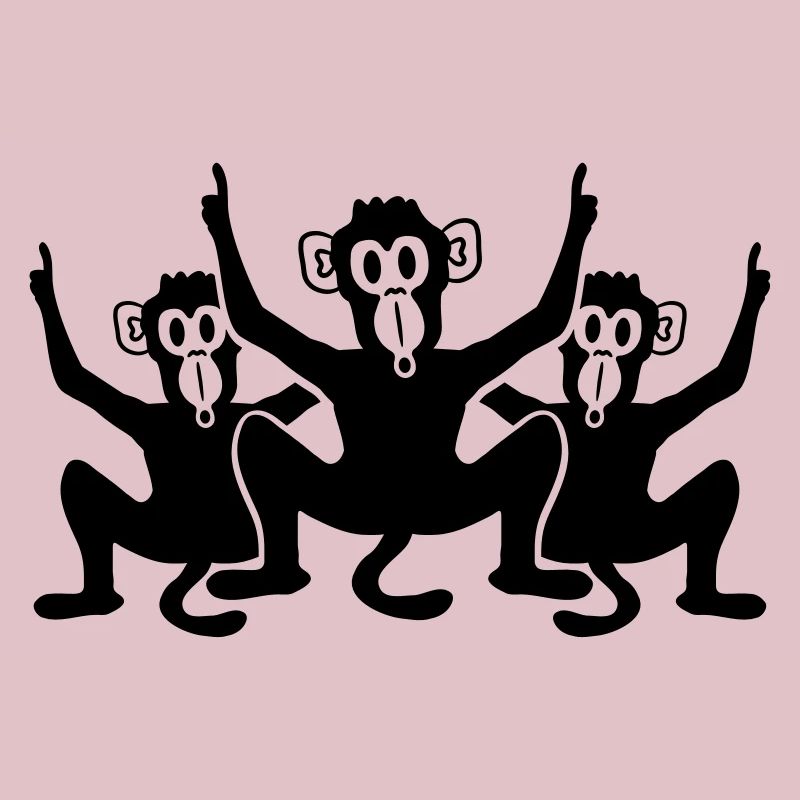 3 fun party celebration monkey friends team
