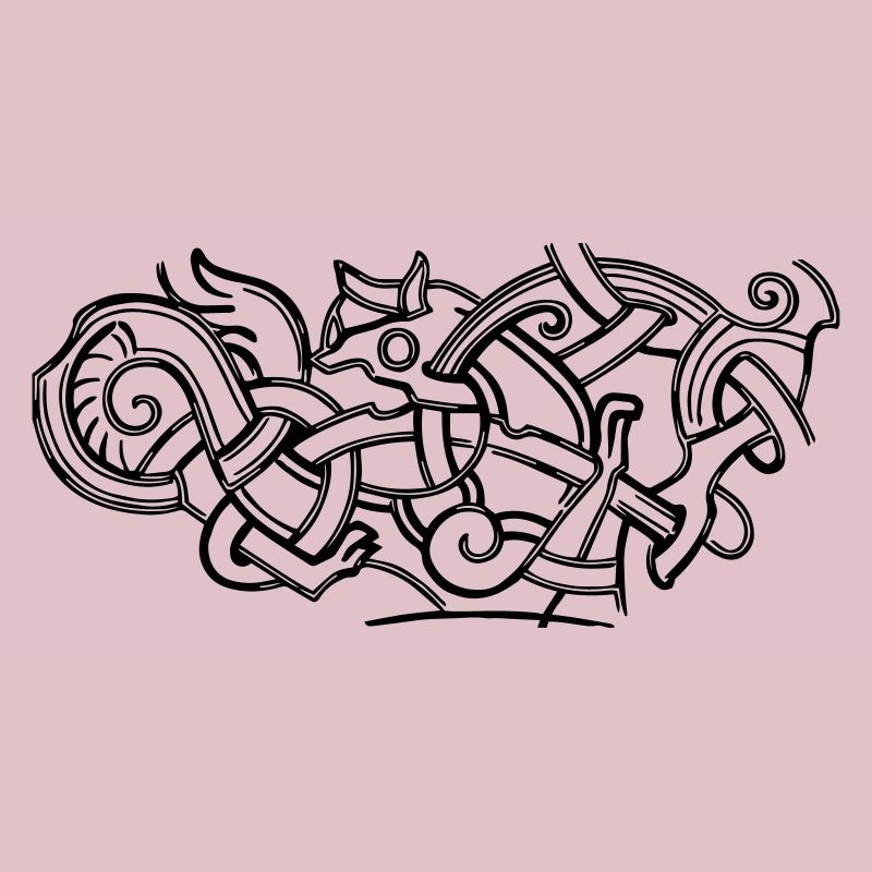ancient celtic symbol drawing printdesign