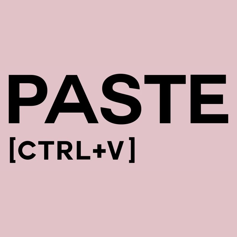PASTE CTRL BLACK