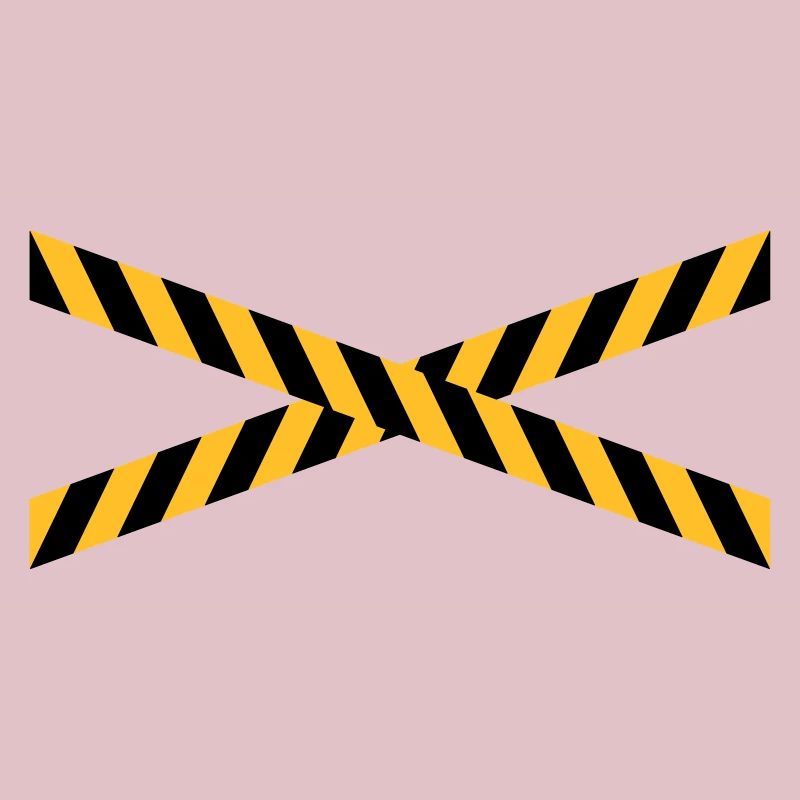 Line design caution tape