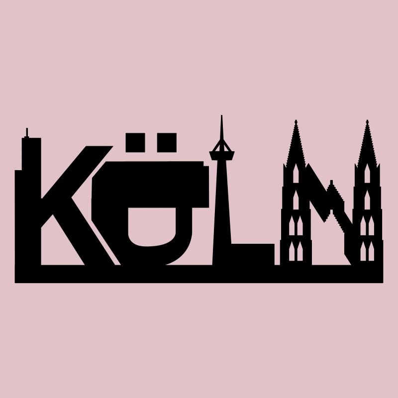 Cologne skyline with sights