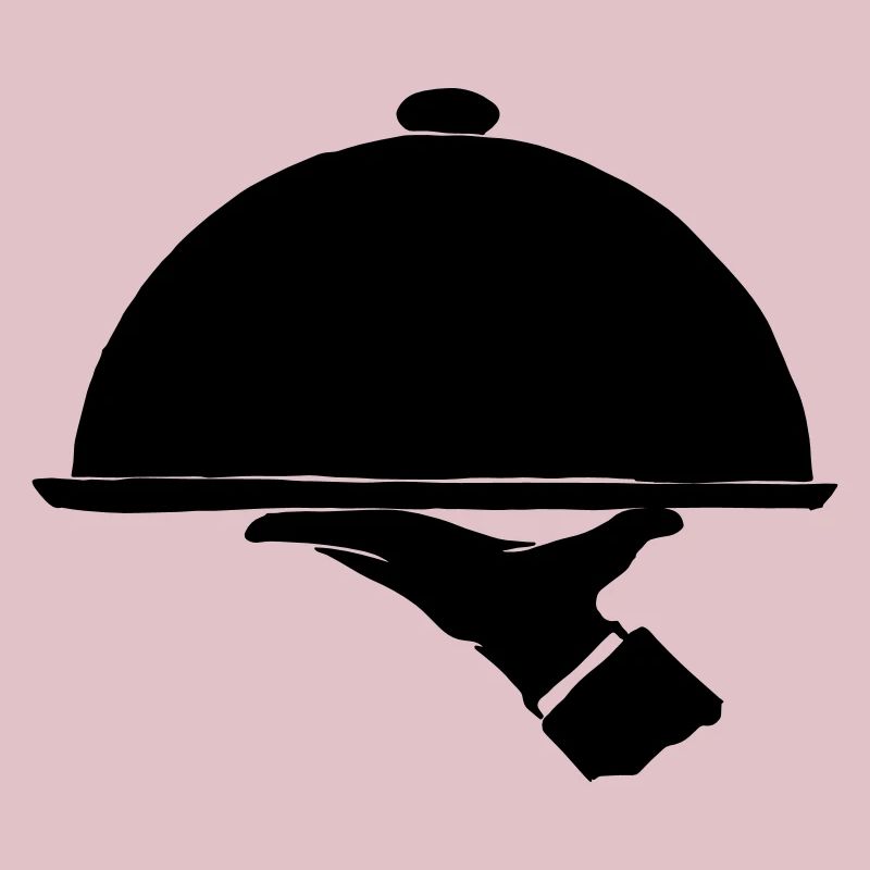 Servierglocke Kellner Herr Ober Geschenk Glosche