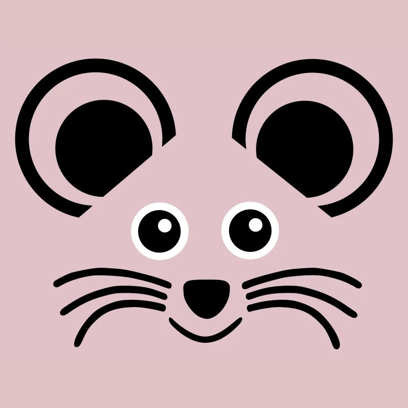 ★ Couleurs de conception modifiables ★ Visage d'une souris