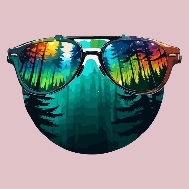 Lunettes de soleil / Reflection / Forest / Reflection