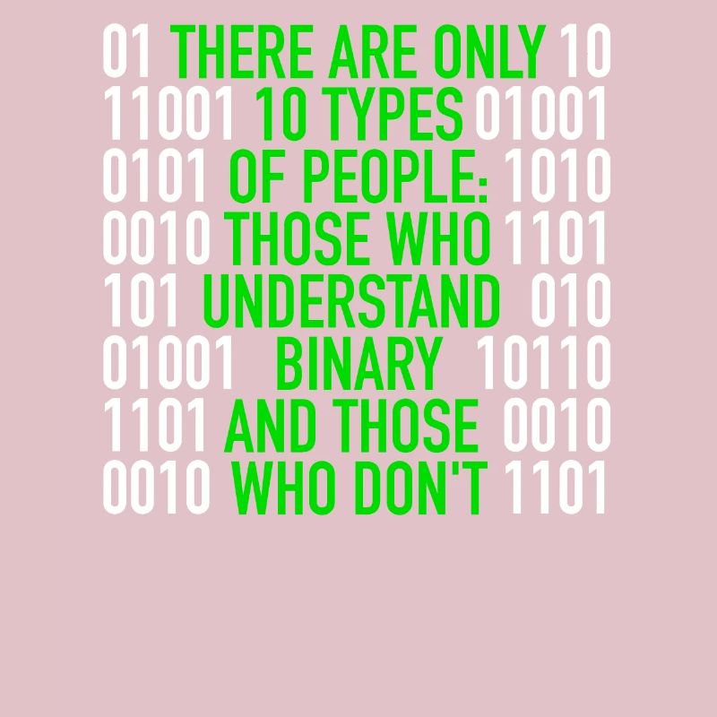 There are only 10 Types of People Binary Code