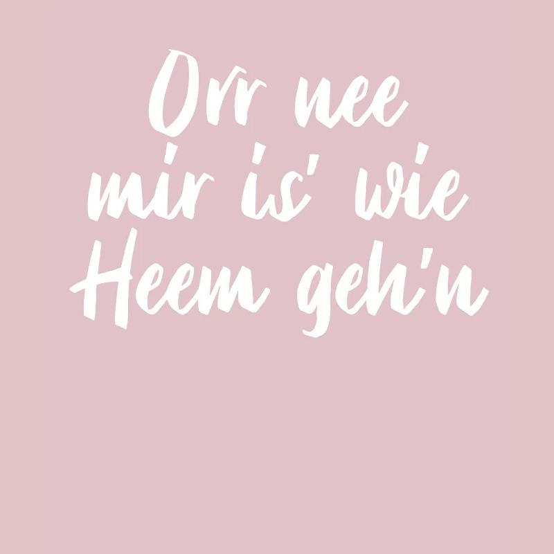Orr je suis comme Heem - dialecte saxon