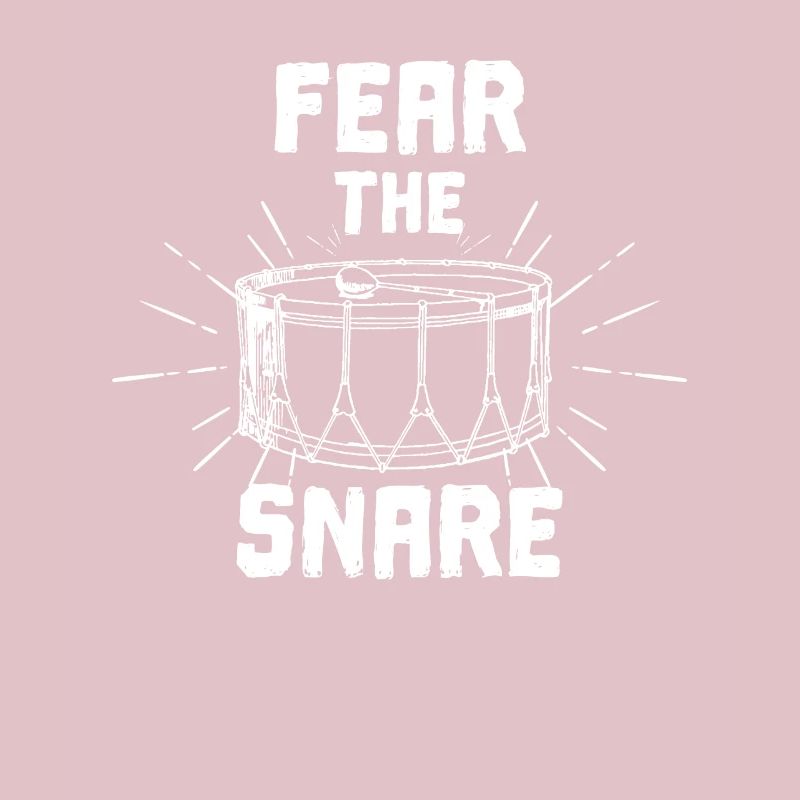 Lustige Angst der Snare Drum Lover oder Schlagzeuger