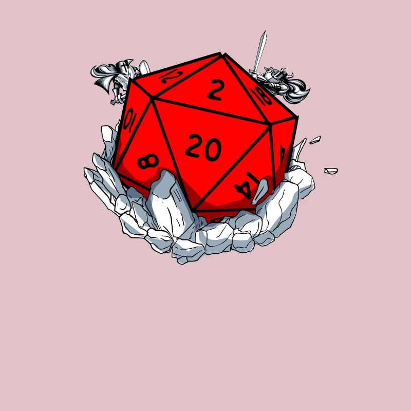 Gamer Dungeon RPG Cube Tabletop Funny Gift