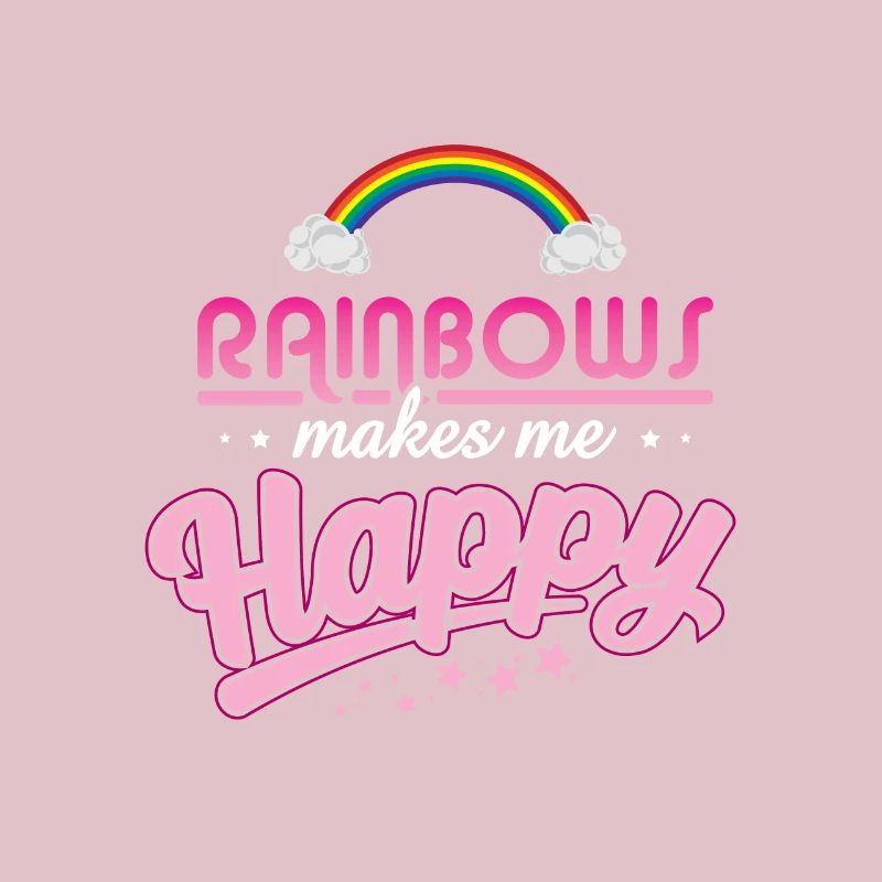 Rainbows makes me happy