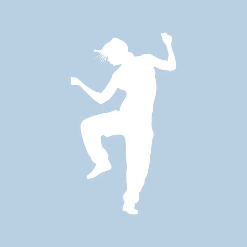Silhouette de danseuse danseuse