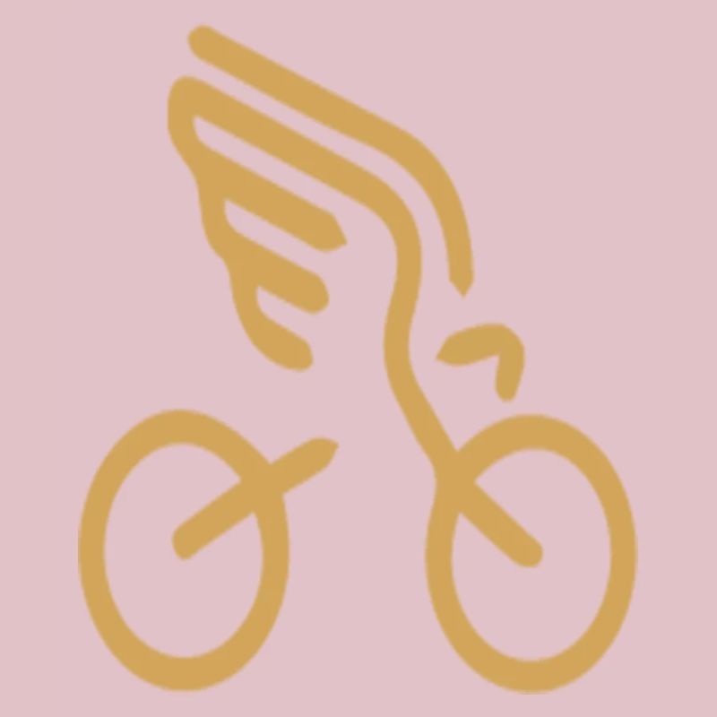 Cycliste de conception d'aile de vélo cool