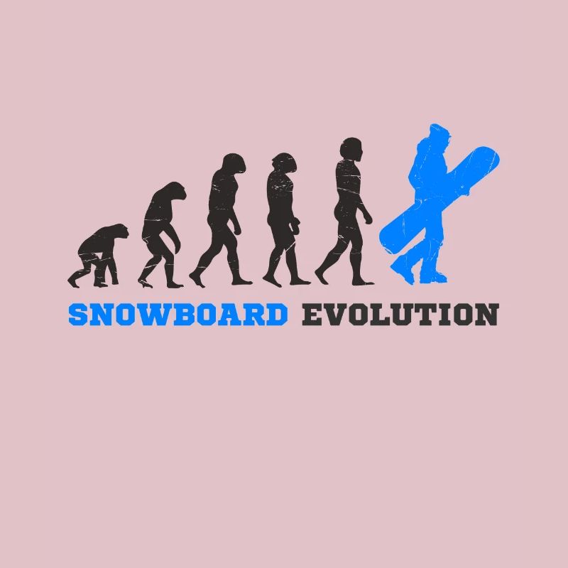 Snowboard Snowboarder Evolution