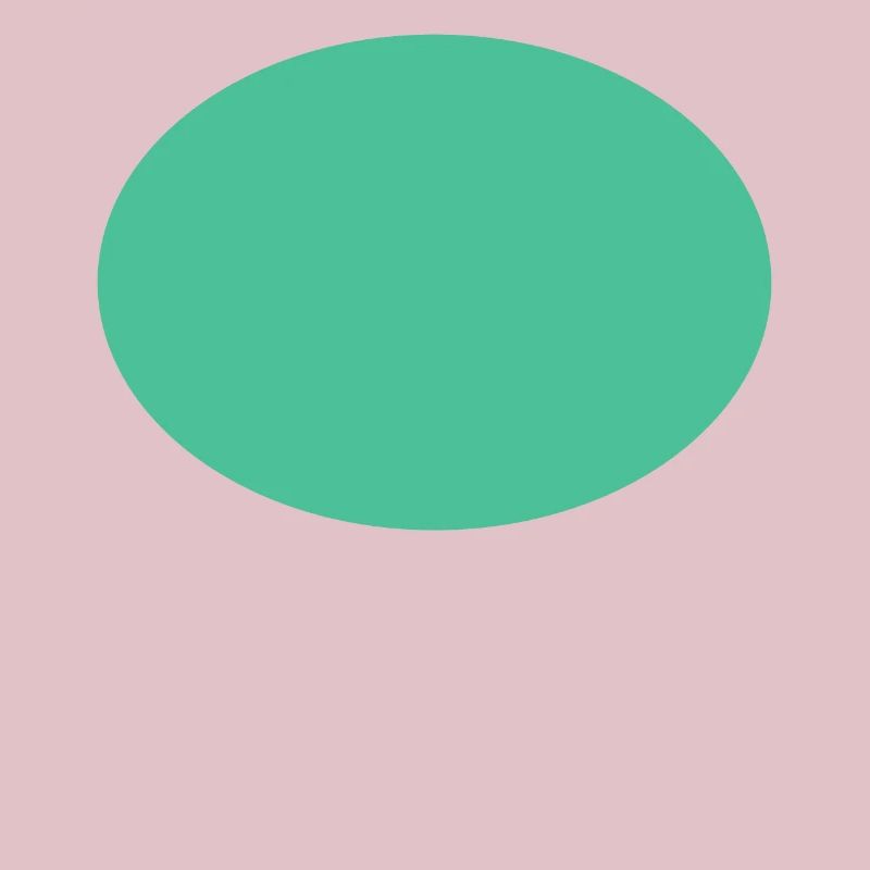 Ovale vert Conception simple