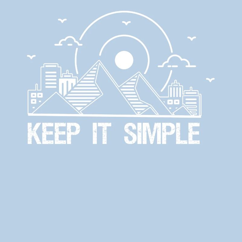 Keep It Simple Line Art Minimalist